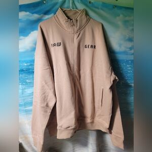 RawGear‎ NWT Men's Salmon Full Zip Sweatshirt Size 2XL Unisex